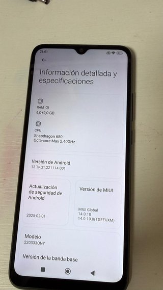Xiaomi Redmi 10C Negro