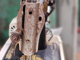 Máquina de coser Singer antigua