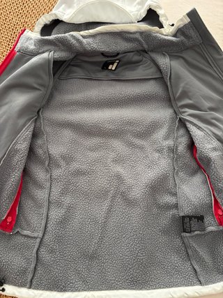 Chaqueta Joluvi mujer blanca softshell nueva