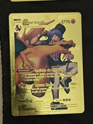 Lote de 6 cartas Pokémon doradas