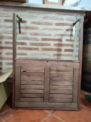 Mesa extensible madera terraza