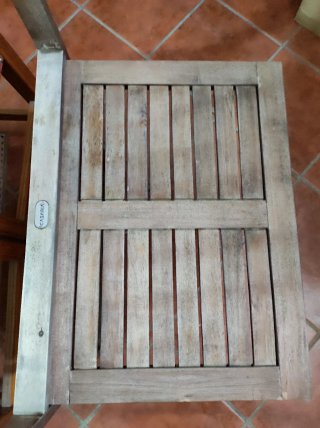 Mesa extensible madera terraza