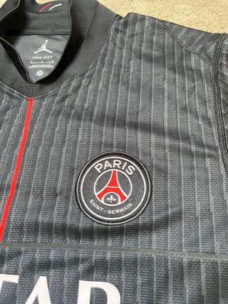Jordan Camiseta fútbol PSG negra