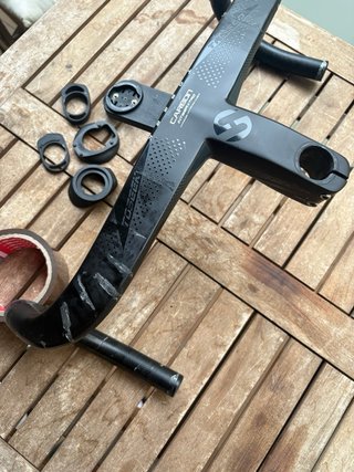 Manillar Toseek Aero 420/100 Carbono