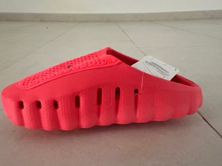 Chancla deportiva  fluor naranja/rosa