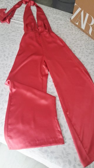 Mono halter Zara rojo