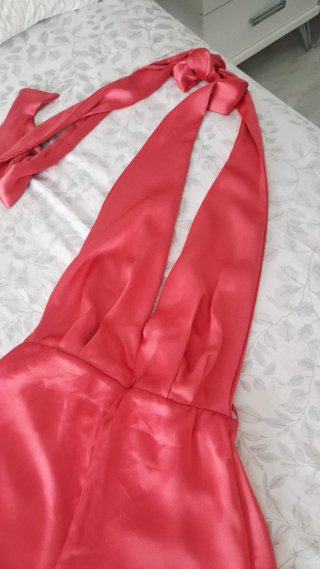 Mono halter Zara rojo