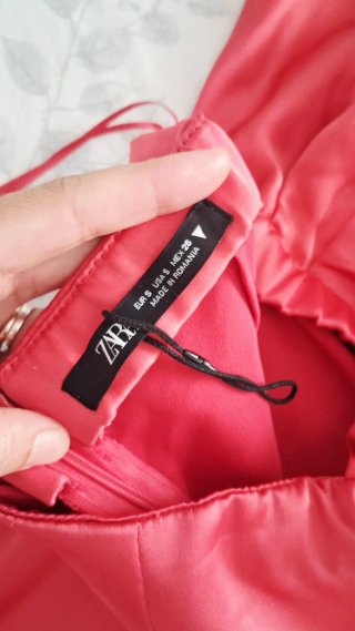 Mono halter Zara rojo