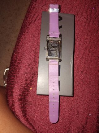 Reloj Chamaco Correa Morada Moderno