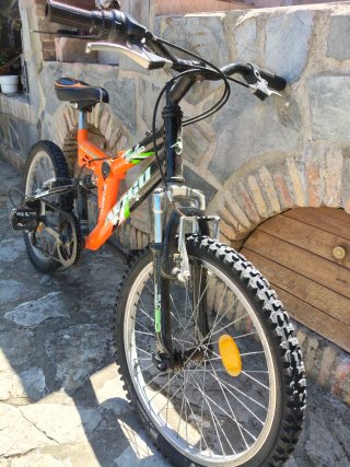 Bicicleta Montaña Infantil Naranja