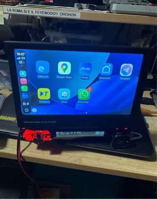 Radio Coche 1 Din Carplay