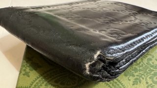 Portafogli Gucci Pelle GG Nero Uomo