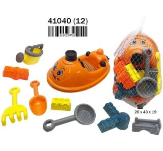 Juego de Playa Cubo Castillo y Accesorios