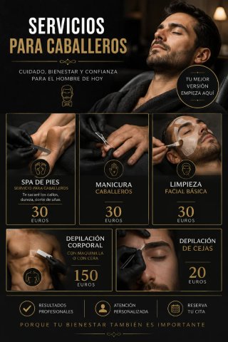 ESTETICISTA PERSONAL PARA CABALLEROS FUENLABRADA