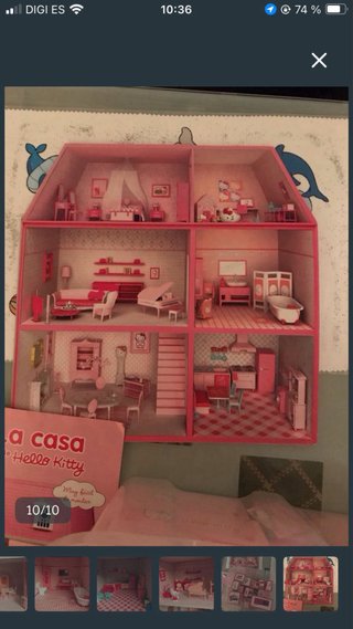Casa de muñecas Hello Kitty