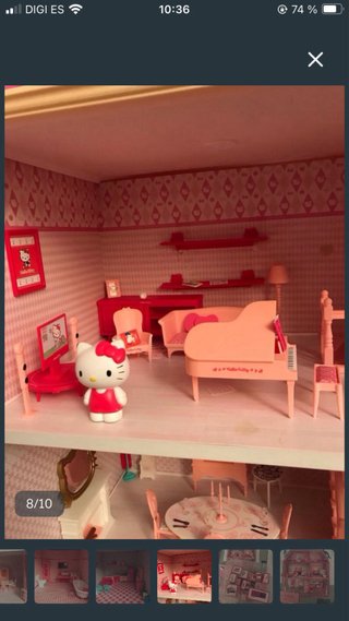 Casa de muñecas Hello Kitty