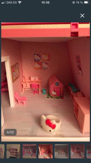 Casa de muñecas Hello Kitty