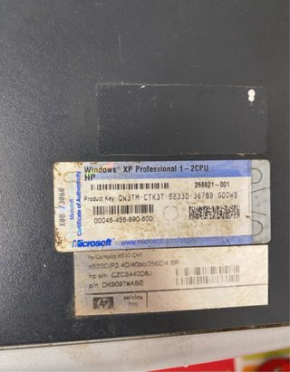 PC Sobremesa HP Negro/Plata