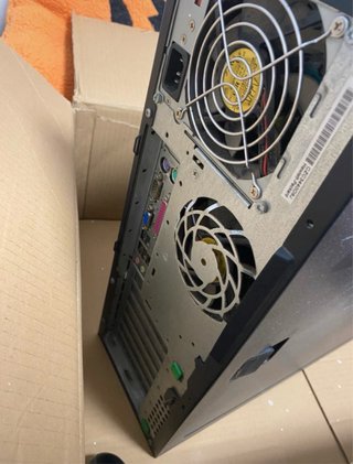PC Sobremesa HP Negro/Plata