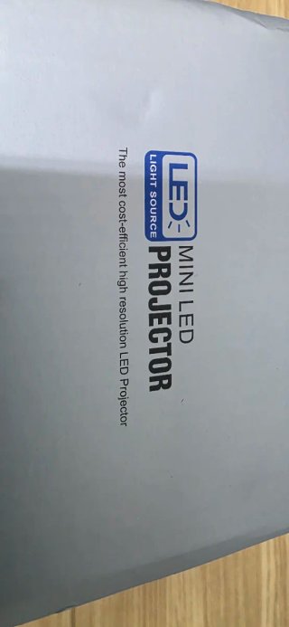 Proyector LED Mini Gris