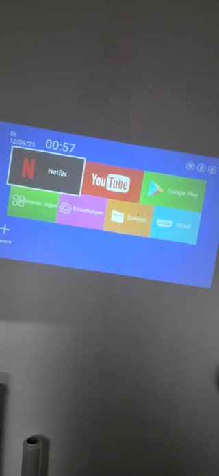 Proyector LED Mini Gris