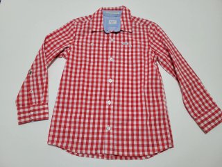 Camisa Pepe Jeans cuadros roja T.7