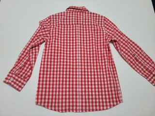 Camisa Pepe Jeans cuadros roja T.7