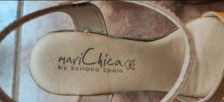 Sandalias de tacón marrones