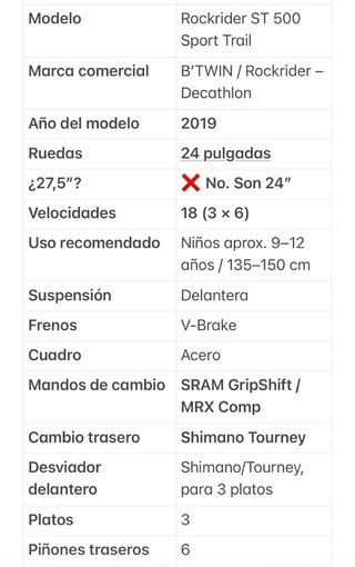 Bicicleta RockRider Sport Trail 500