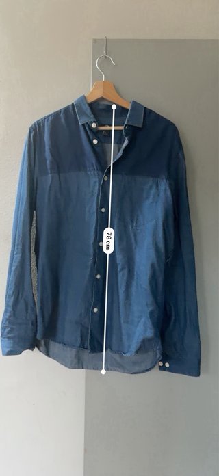 Camicia H&M Uomo Blu Taglia M
