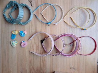 Pinzas NUEVAS. Diademas.lazos.