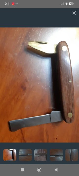 Navaja de injertar acero inox