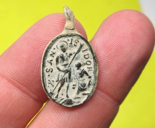 Espectaculares 4 medallas religiosas S. XVI-XVII