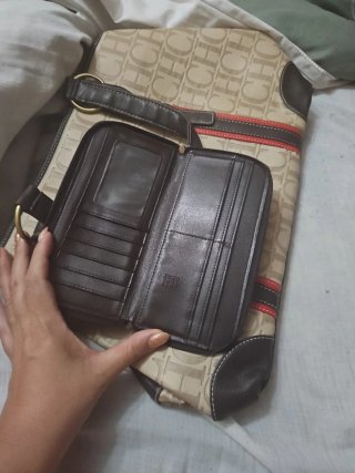 Bolso Vintage Carolina Herrera CH Beige