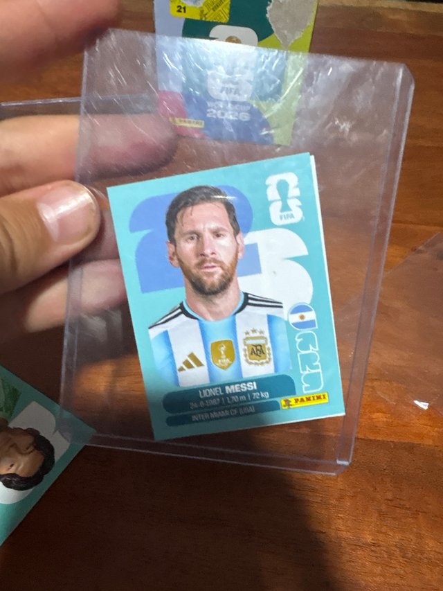 Cromo Messi Mundial 2026