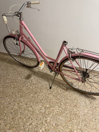 Bicicleta Orbea rosa clásica