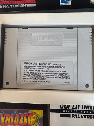 Skyblazer Super Nintendo SNES PAL ITA CIB