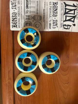 Ruedas Skate Bones 53mm Dureza 100