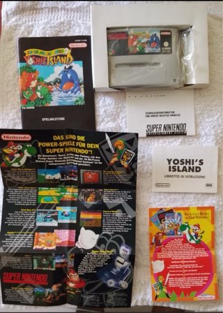 Super Mario World 2 Yoshi's Island SNES PAL ITA
