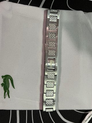 Pulsera Lacoste Plata