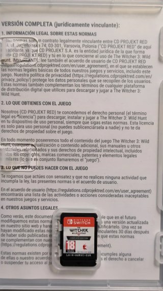 The Witcher 3 Complete Edition Nintendo Switch