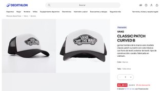 Gorra Vans unisex clasica. Nueva. No ikea.