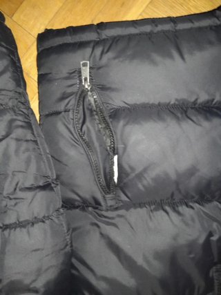 Abrigo Ralph Lauren Negro con Capucha