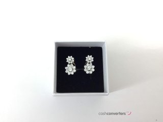 pendientes oro 18k con piedra