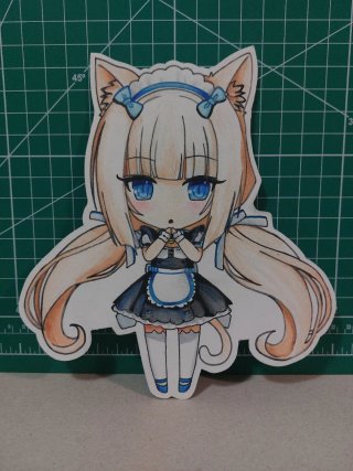 Nekopara - Chocola e Vanilla drawings