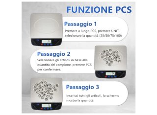 Bilancia da cucina professionale TS 30kg