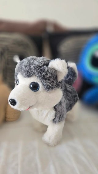 Peluche lobo siberiano