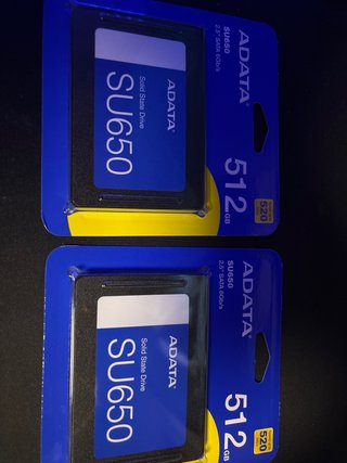 2x ADATA SU650 512GB SSD SATA III