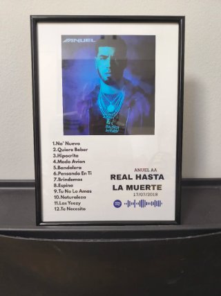 Cuadro Anuel AA - Real Hasta La Muerte