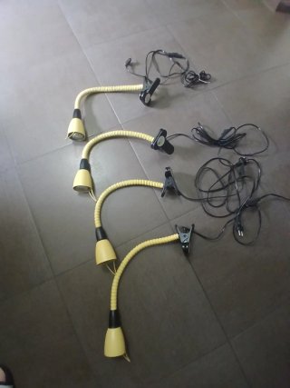 Faretti orientabili Ikea vintage